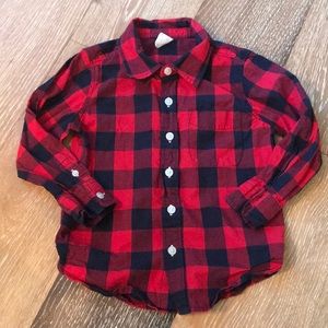 Baby Gap 3T Boy’s Buffalo Plaid Button-down shirt